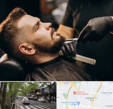 آرایشگاه مردانه در ظفر 