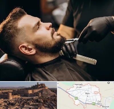 آرایشگاه مردانه در بم