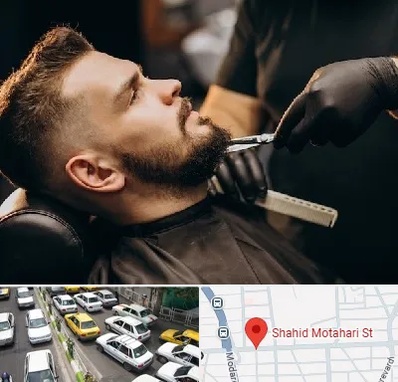 آرایشگاه مردانه در مطهری تهران