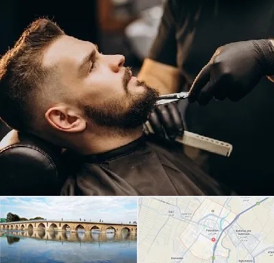 آرایشگاه مردانه در فلاورجان