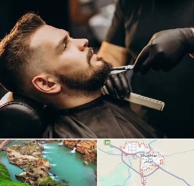 آرایشگاه مردانه در شوشتر