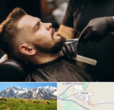 آرایشگاه مردانه در ازنا