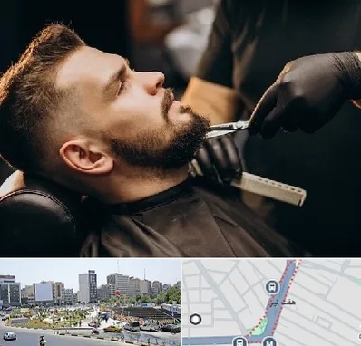 آرایشگاه مردانه در هفت تیر