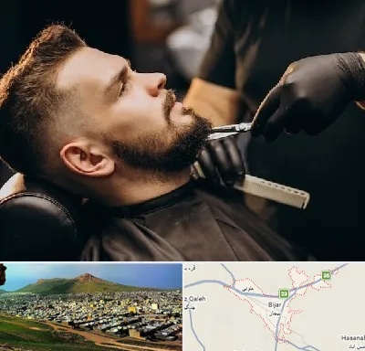 آرایشگاه مردانه در بیجار