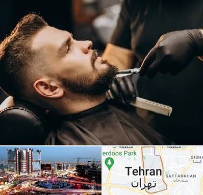 آرایشگاه مردانه در صادقیه 