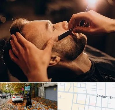 آرایشگاه داماد در خیابان فلسطین