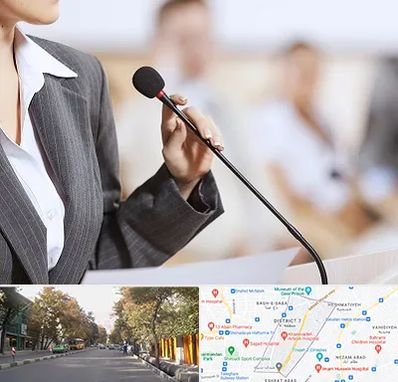 آموزشگاه فن بیان در شریعتی 