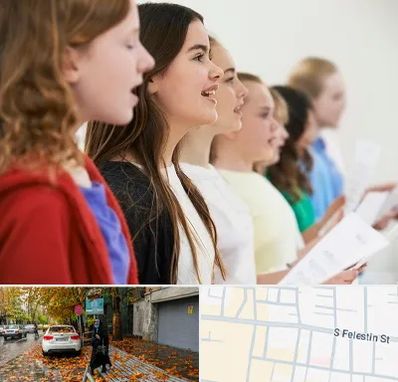 آموزشگاه صدا سازی در خیابان فلسطین