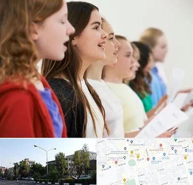 آموزشگاه صدا سازی در میدان کاج