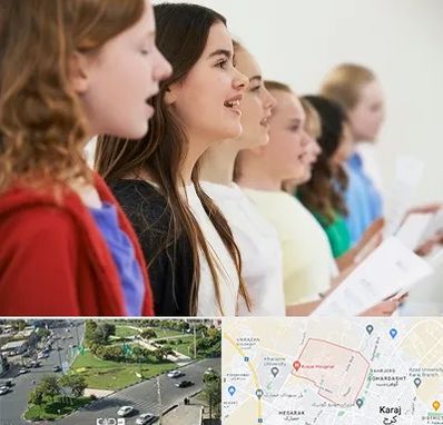 آموزشگاه صدا سازی در شاهین ویلا کرج