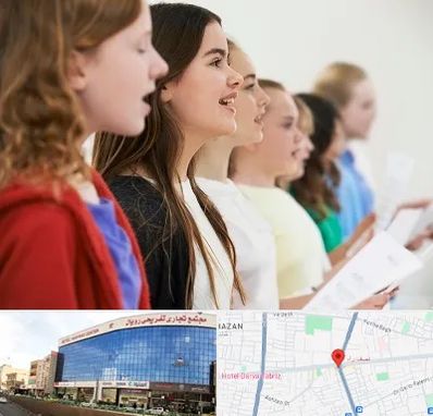 آموزشگاه صدا سازی در نصف راه تبریز