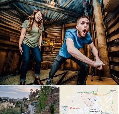 اتاق فرار ترسناک در باغستان کرج