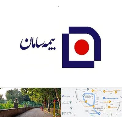 بیمه سامان در فلکه گاز رشت