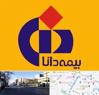 بیمه دانا در خیابان ملاصدرا شیراز