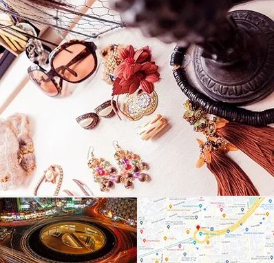 فروشگاه اکسسوری در میدان ولیعصر