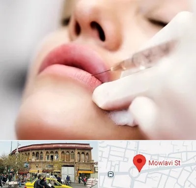 کلینیک تزریق ژل لب در مولوی