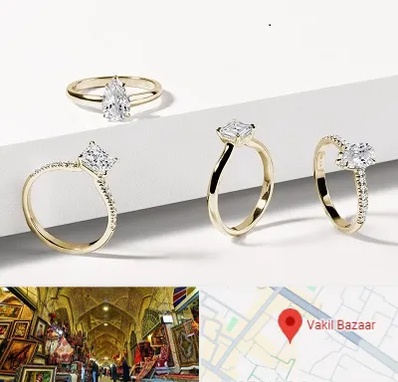 فروشگاه انگشتر در بازار وکیل شیراز