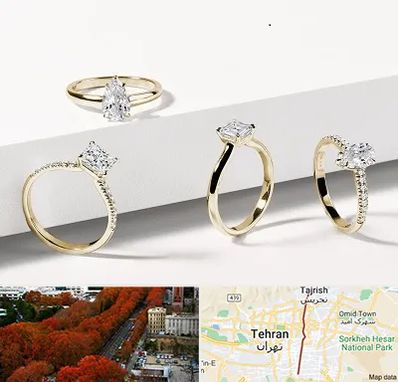 فروشگاه انگشتر در ولیعصر 