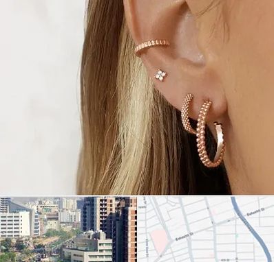 فروشگاه گوشواره در خیابان بهشتی