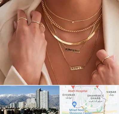 فروشگاه گردنبند زنانه در شهرک غرب 