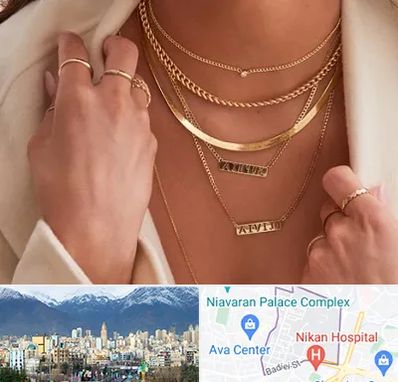 فروشگاه گردنبند زنانه در آجودانیه 