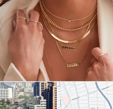 فروشگاه گردنبند زنانه در خیابان بهشتی
