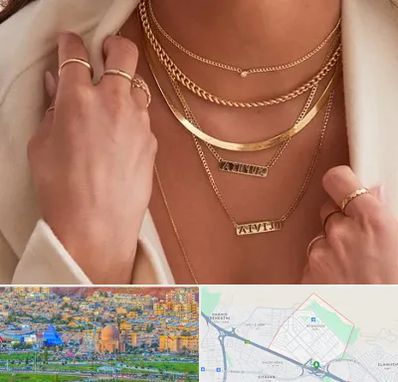 فروشگاه گردنبند زنانه در رشدیه تبریز