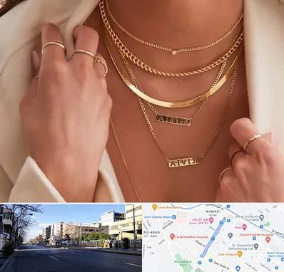 فروشگاه گردنبند زنانه در خیابان ملاصدرا شیراز