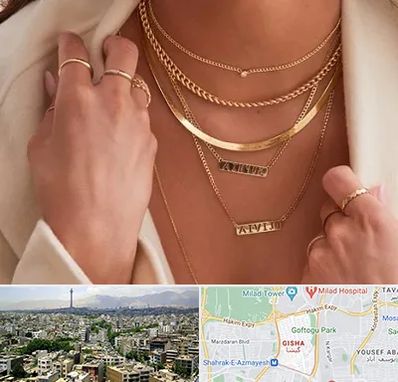 فروشگاه گردنبند زنانه در گیشا 