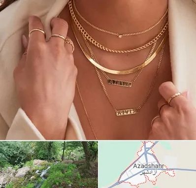 فروشگاه گردنبند زنانه در آزادشهر