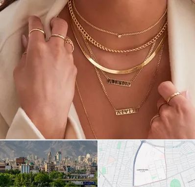 فروشگاه گردنبند زنانه در جمشیدیه