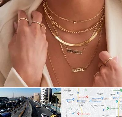 فروشگاه گردنبند زنانه در پیروزی 