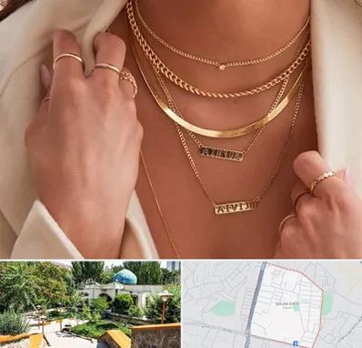 فروشگاه گردنبند زنانه در باغمیشه تبریز