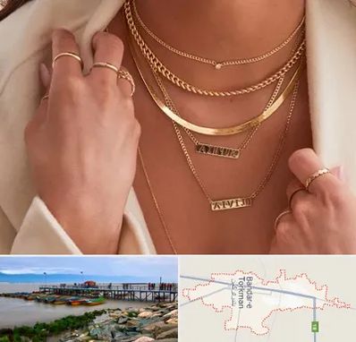 فروشگاه گردنبند زنانه در بندر ترکمن