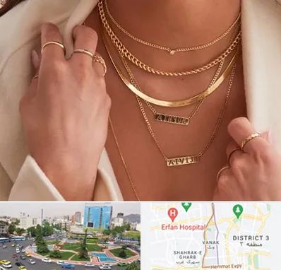 فروشگاه گردنبند زنانه در ونک 