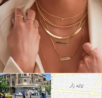 فروشگاه گردنبند زنانه در لاله زار