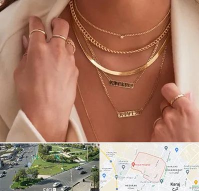 فروشگاه گردنبند زنانه در شاهین ویلا کرج
