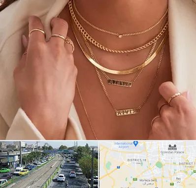 فروشگاه گردنبند زنانه در جنوب تهران 