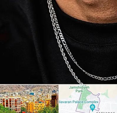 فروشگاه گردنبند مردانه در نیاوران 