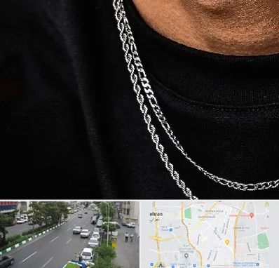 فروشگاه گردنبند مردانه در ستارخان 