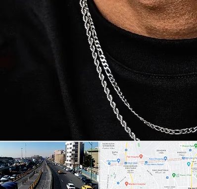 فروشگاه گردنبند مردانه در پیروزی 
