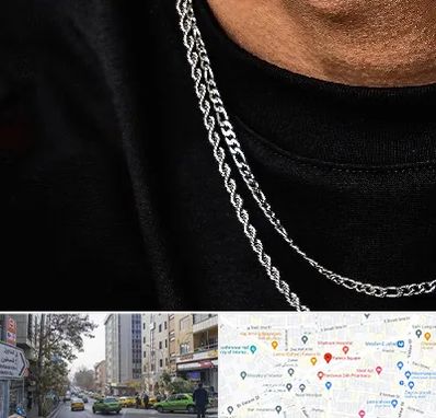 فروشگاه گردنبند مردانه در فاطمی