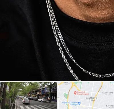 فروشگاه گردنبند مردانه در ظفر 
