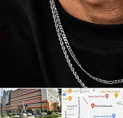 فروشگاه گردنبند مردانه در سهروردی 