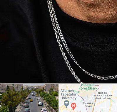 فروشگاه گردنبند مردانه در شهران 