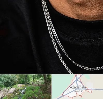 فروشگاه گردنبند مردانه در آزادشهر