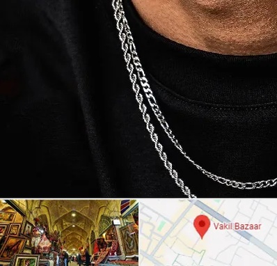فروشگاه گردنبند مردانه در بازار وکیل شیراز