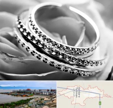 فروشگاه نقره در بندر ترکمن