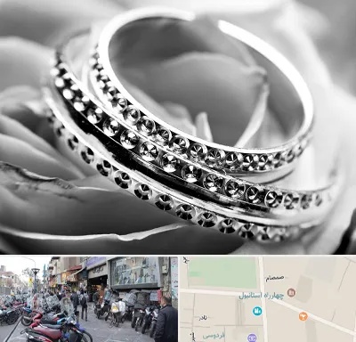 فروشگاه نقره در چهارراه استانبول