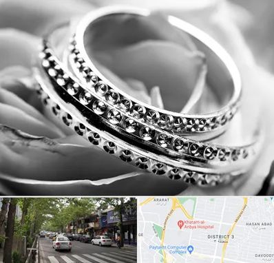 فروشگاه نقره در ظفر 